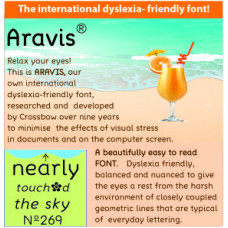 Aravis Dyslexia Friendly Fonts: Desktop User Licence